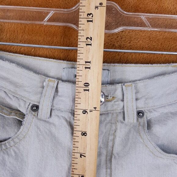 RACHEL COMEY Jeans Womens Size 2 Light Gray Wash Straight Leg Denim FLAW - Picture 12 of 14